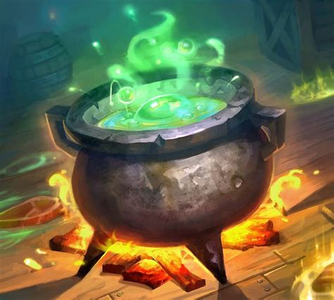 Garden center witch cauldron